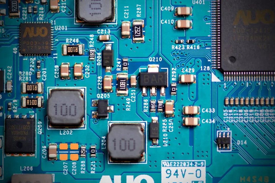 Computer circuit board and hardware detail